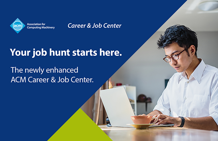 Image promoting ACM Career & Job Center